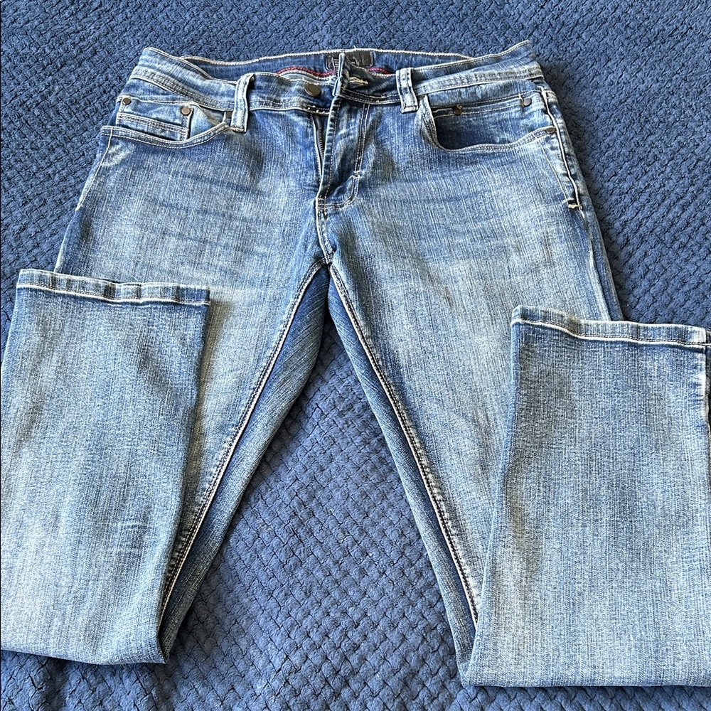 Steve's Jeans Men's Slim Fit Blue Jeans - Picture 2 of 8